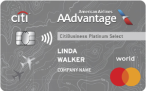 CitiBusiness<sup>®</sup> / AAdvantage<sup>®</sup> Platinum Select<sup>®</sup> World Mastercard<sup>®</sup>